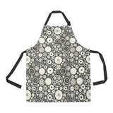 Gear Pattern Print Design 02 All Over Print Adjustable Apron