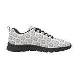 Hippopotamus Pattern Print Design 05 Men's Breathable Sneakers ( Model 055)