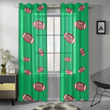 American football ball field background Gauze Curtain