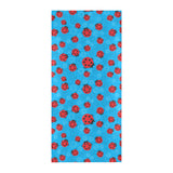 Ladybug Pattern Print Design 02 Beach Towel