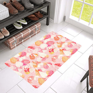 Hand drawn heart design pattern Doormat