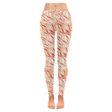 Fire flame watercolor pattern Women's Legging Fulfilled In US
