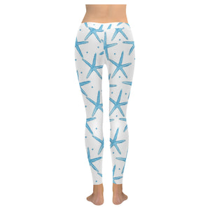 Watercolor starfish pattern Women's Legging Fulfilled In US