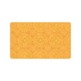 Orange traditional indian element pattern Doormat