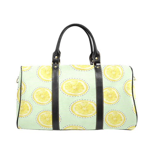 slice of lemon pattern Travel Bag