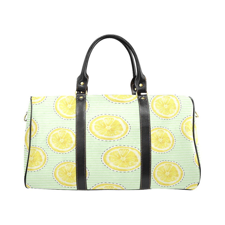 slice of lemon pattern Travel Bag