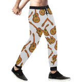 Paint Guitar Pattern Unisex Casual Sweatpants