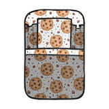 chocolate chip cookie pattern Car Seat Back Organizer