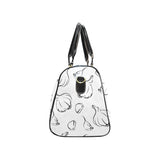 Garlic pattern black white Travel Bag