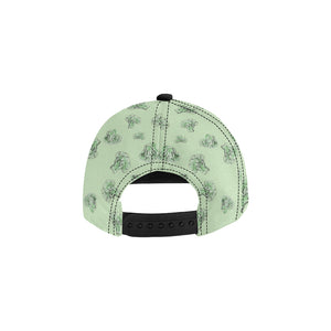 broccoli sketch pattern All Over Print Snapback Cap