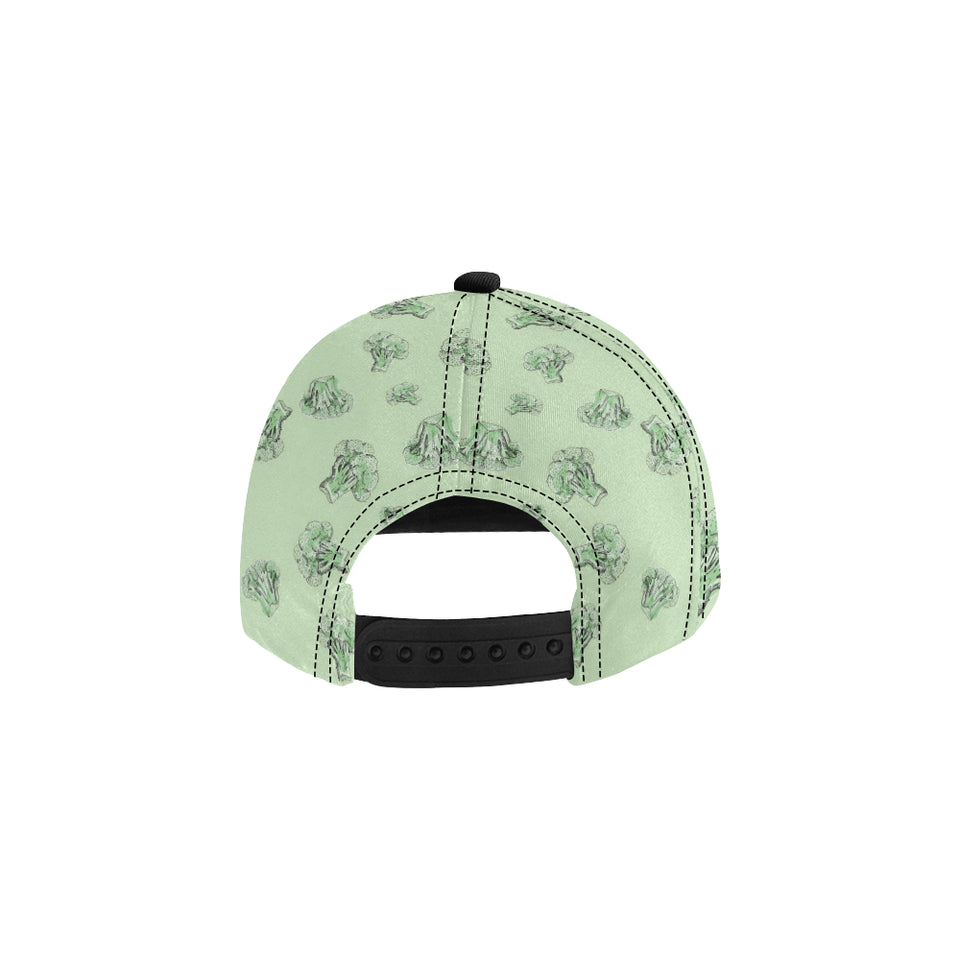 broccoli sketch pattern All Over Print Snapback Cap