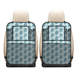 Swordfish Pattern Print Design 05 Car Seat Back Organizer
