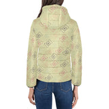 Camera Pattern Print Design 01 Women's Padded Hooded Jacket