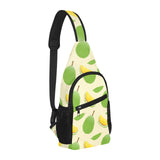 Durian pattern All Over Print Chest Bag