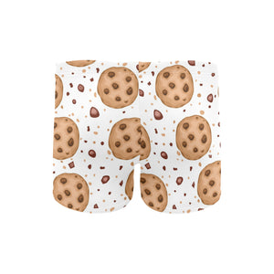 chocolate chip cookie pattern Men's Swimming Trunks
