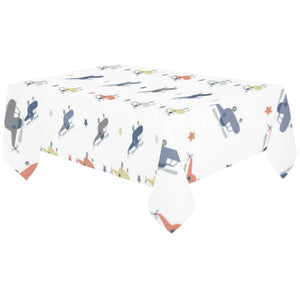 Cute helicopter star pattern Tablecloth