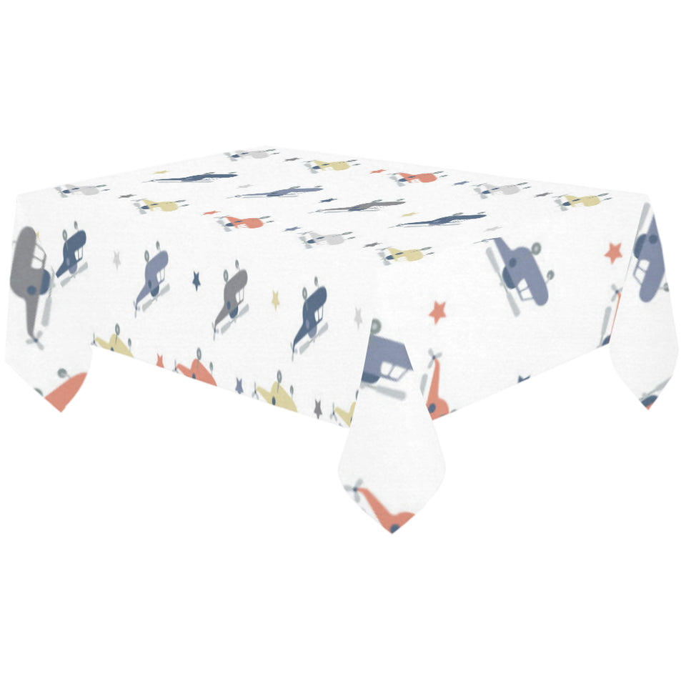 Cute helicopter star pattern Tablecloth