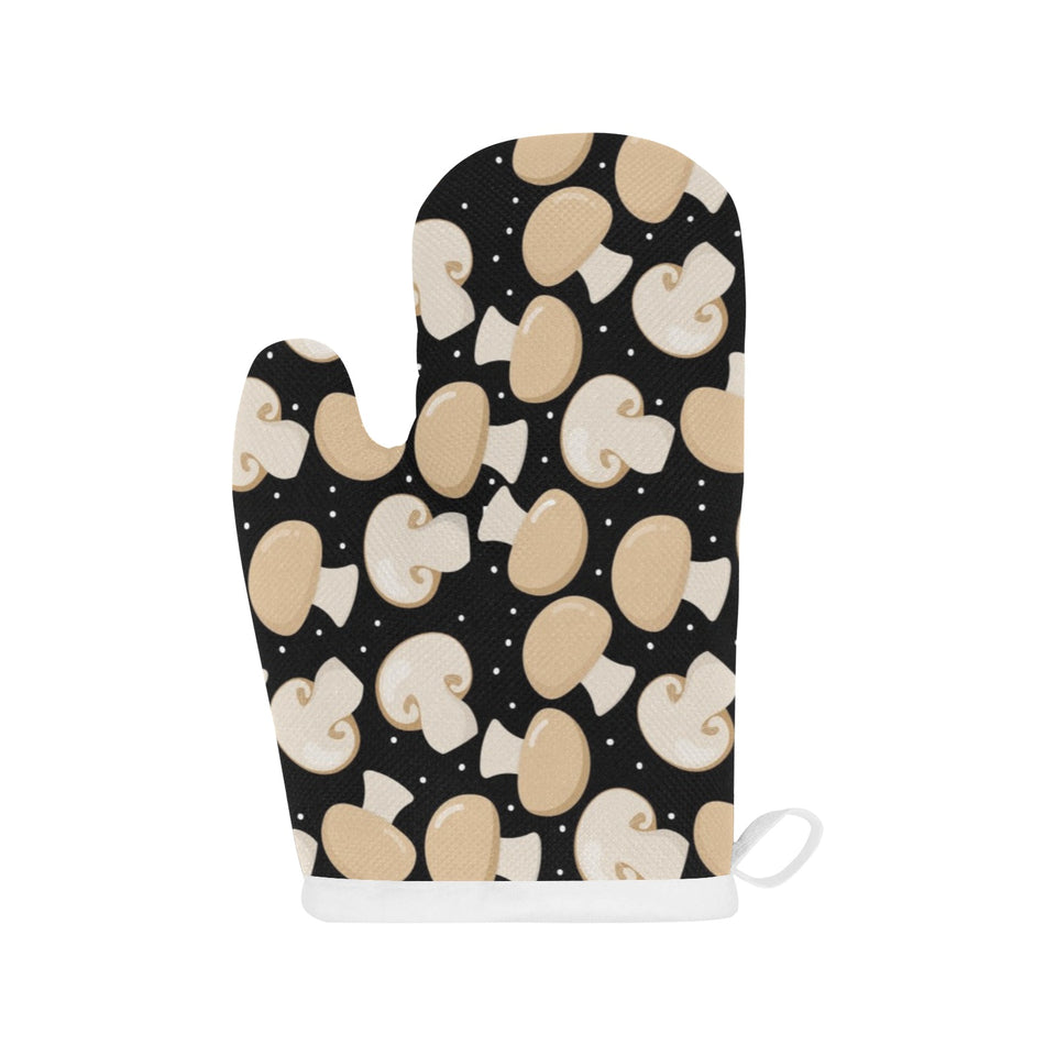 Champignon mushroom pattern Heat Resistant Oven Mitts