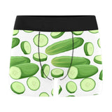 cucumber whole slices pattern Men's All Over Print Boxer Briefs Men's Underwear