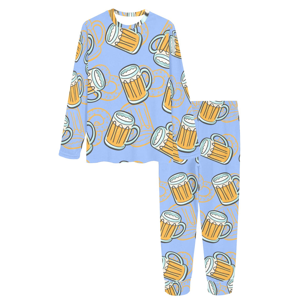 Beer pattern Women's All Over Print Pajama Set