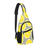 slice of lemon design pattern All Over Print Chest Bag