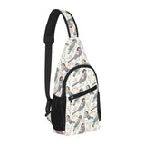 Pigeon Pattern Print Design 04 All Over Print Chest Bag