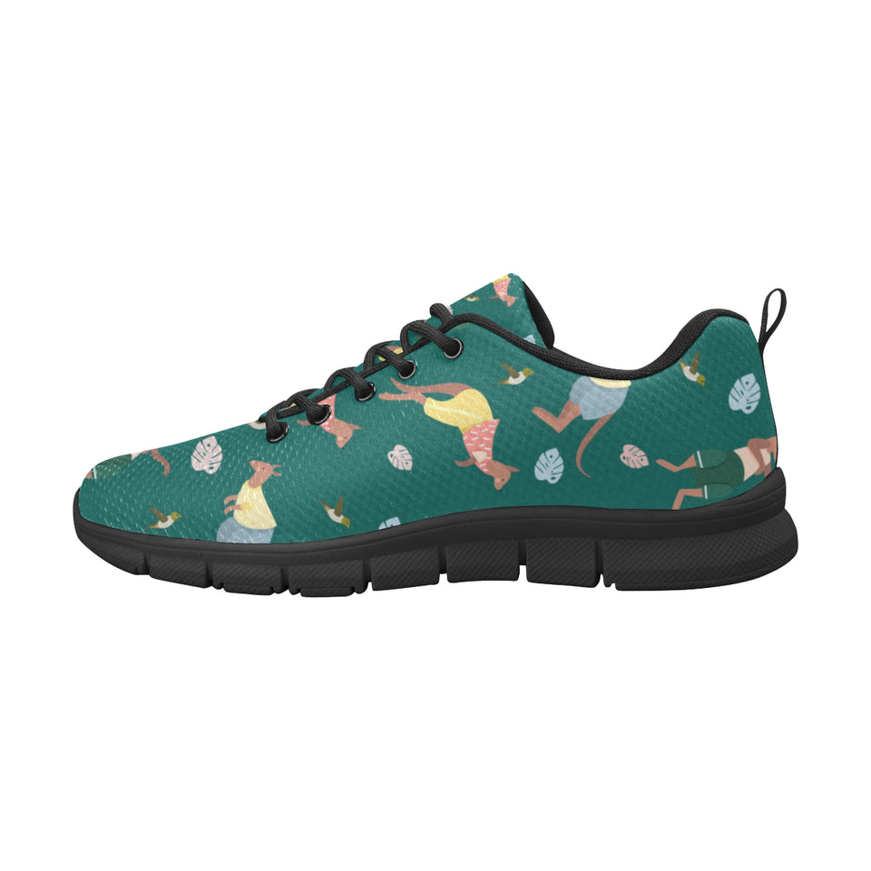 Kangaroo leaves pattern Men's Sneaker Shoes