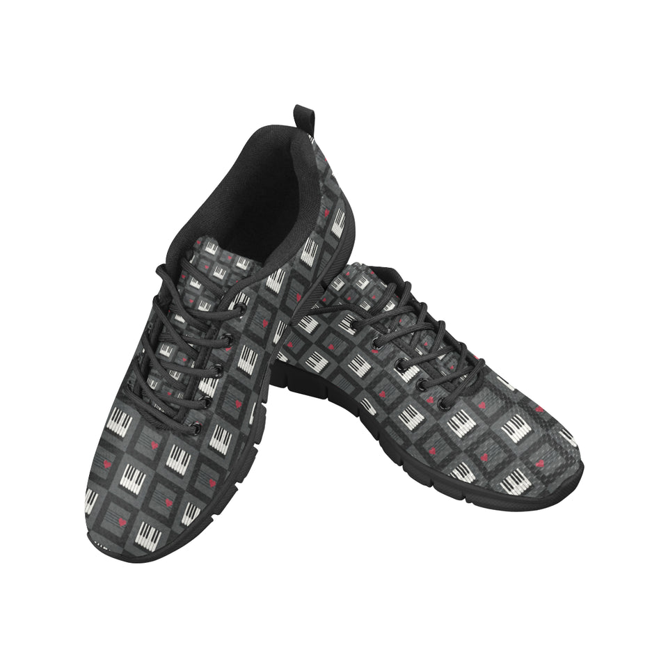 Piano Pattern Print Design 05 Women's Sneaker Shoes