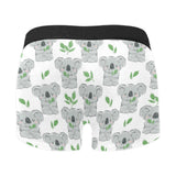 Hand drawn Koala leaves pattern Men's All Over Print Boxer Briefs Men's Underwear