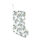 Peacock feather pattern Christmas Stocking
