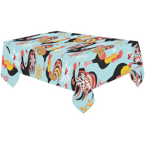 Rooster chicken cock snowfalke Tablecloth