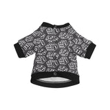 Dice Pattern Print Design 01 All Over Print Pet Dog Round Neck Fuzzy Shirt