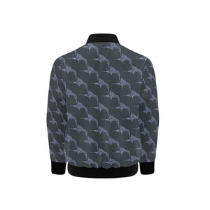 Swordfish Pattern Print Design 03 Kids' Boys' Girls' Bomber Jacket