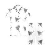 Billiard Ball Pattern Print Design 03 Men's V-Neck Short Pajama Set