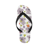 Cute koalas teapots tea Unisex Flip Flops