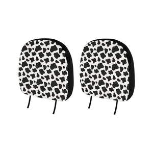 Cow skin pattern Car Headrest Cover