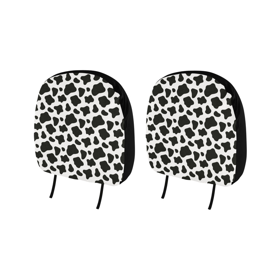 Cow skin pattern Car Headrest Cover