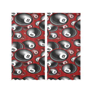 Billiard Ball Pattern Print Design 05 Gauze Curtain