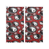 Billiard Ball Pattern Print Design 05 Gauze Curtain