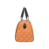 Engine Piston Orange Background Pattern Design 05 Travel Bag