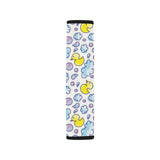 Duck Toy Pattern Print Design 01 Car Seat Belt Cover