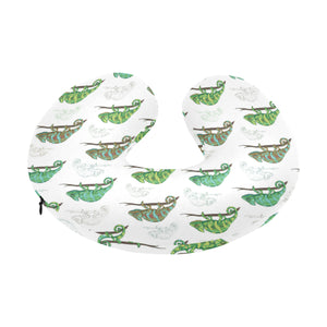 Chameleon lizard pattern U-Shaped Travel Neck Pillow