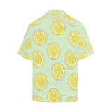 slice of lemon pattern Men's All Over Print Hawaiian Shirt