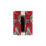 Zebra abstract red background Morphing Mug Heat Changing Mug