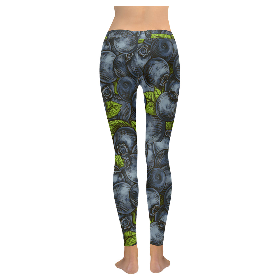 blueberry pattern Women's Legging Fulfilled In US