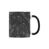 Beer hand drawn pattern Morphing Mug Heat Changing Mug