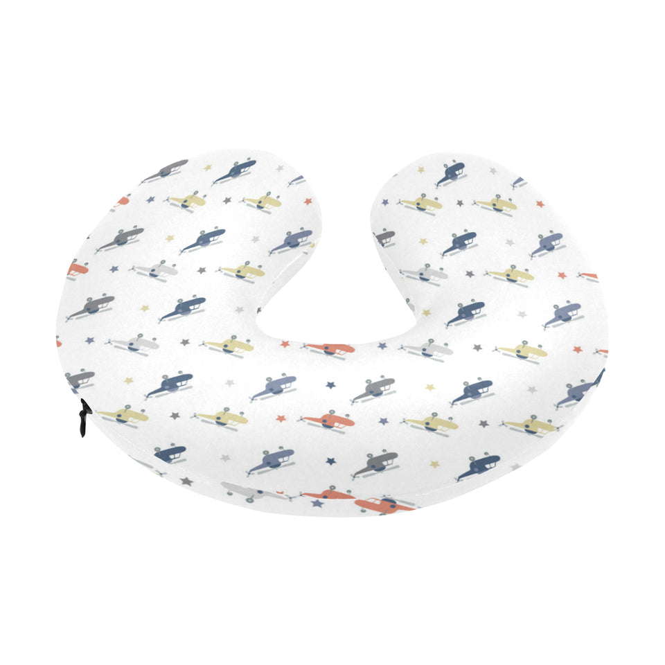 Cute helicopter star pattern U-Shaped Travel Neck Pillow