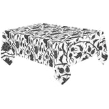 Crow dark floral pattern Tablecloth