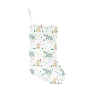 Cute Rhino pattern Christmas Stocking
