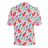 Ladybug Pattern Print Design 03 Men's All Over Print Polo Shirt